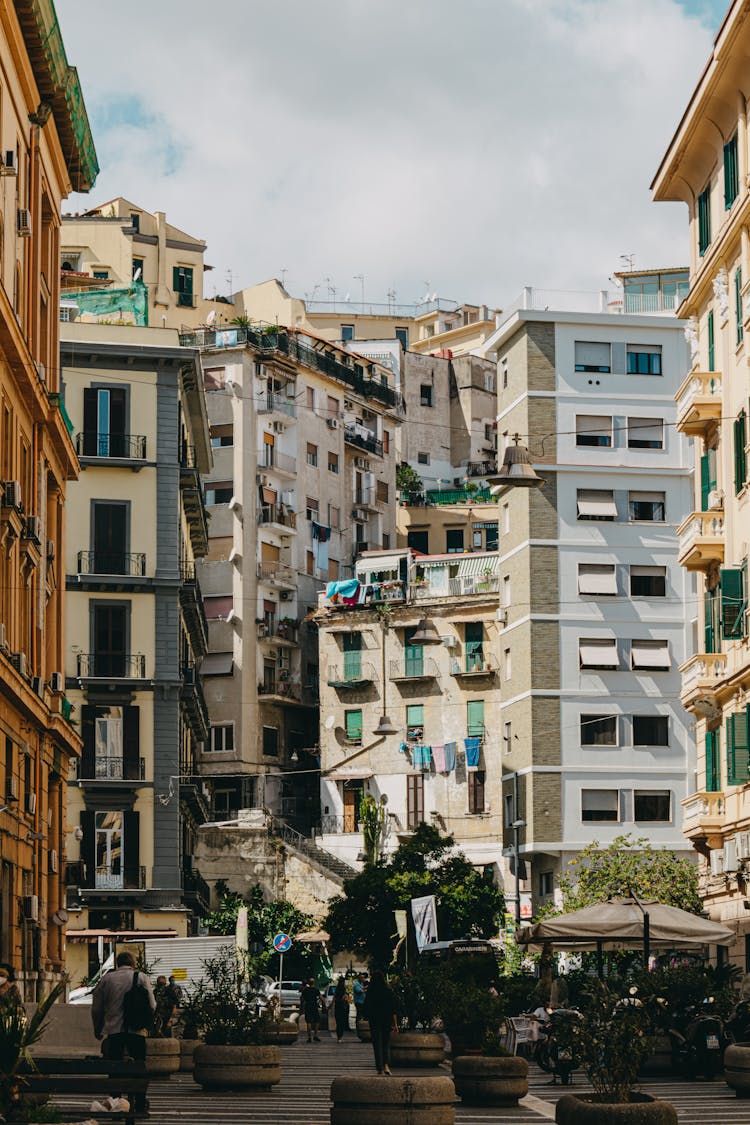 Apartment Buildings In A Residential District