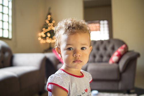 Free Girl Near Sofa Stock Photo