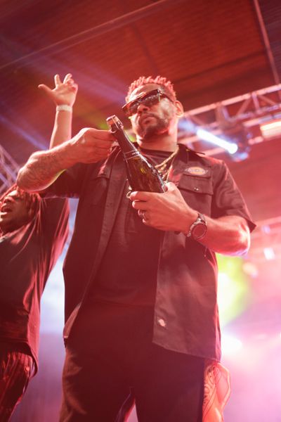 Latin music video reggaeton artist performing