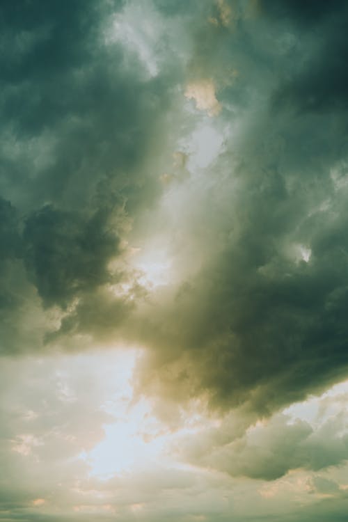 Free Photo of a Cloudy Sky Stock Photo