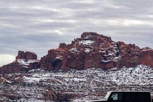 Foto d'estoc gratuïta de arcs, hivern, jeep