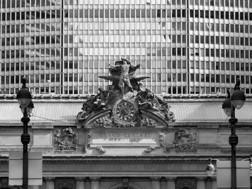 Photos gratuites de échelle des gris, gloire du commerce, grand terminal central