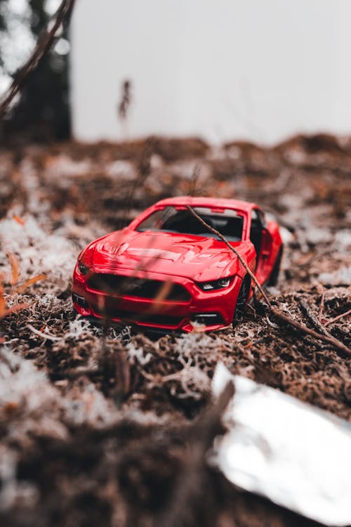 A Close-Up Shot of a Toy Car