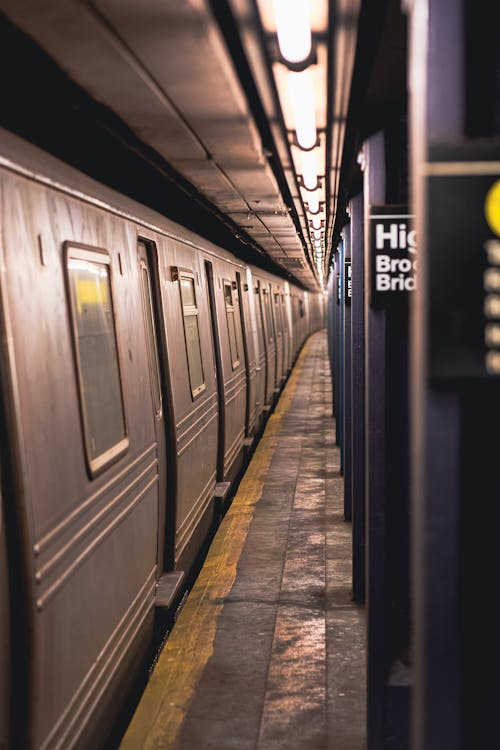 ニューヨーク, プラットフォーム, 列車の無料の写真素材