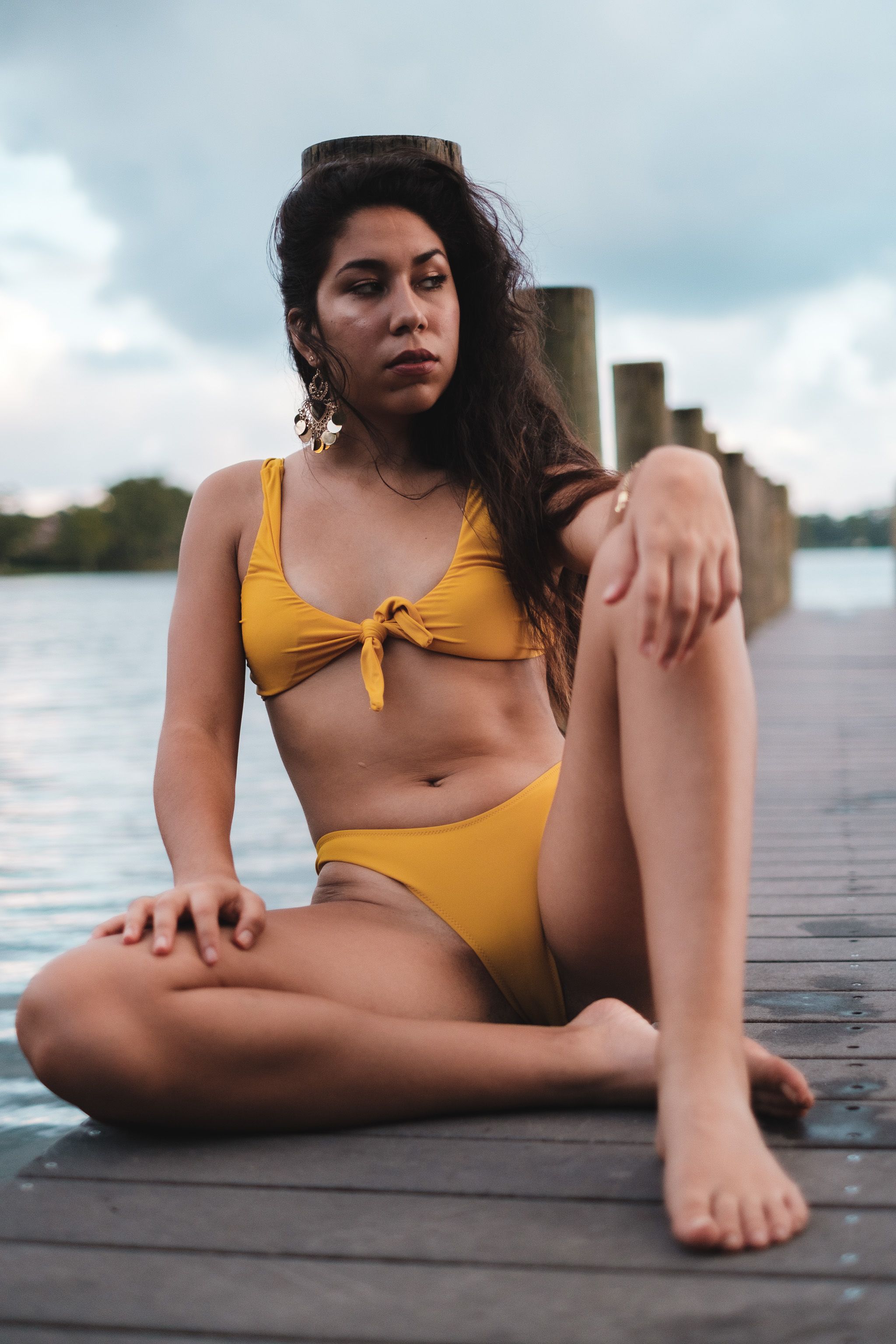 Beautiful Women In Swimsuits On The Docks Free Stock Photo beautiful-women-in-swimsuits-on-the-docks-free-stock-photo