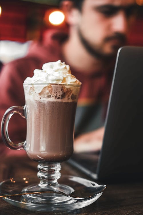 Chocolate Milkshake in a Glass