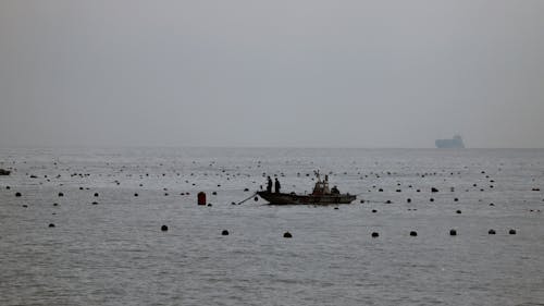 Foto d'estoc gratuïta de barca de pesca, embarcació d'aigua, flotadors