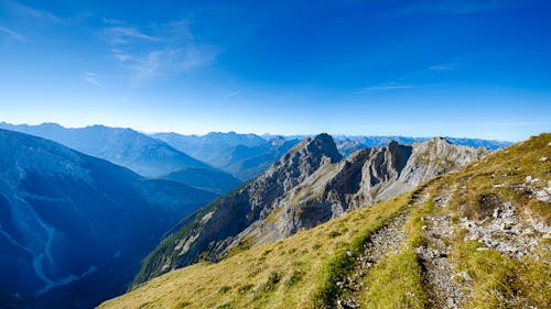 Free Scenic View Of Mountains Stock Photo