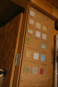 Glaze sample board on the notebook cover — KoolShooters on Pexels