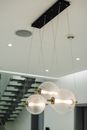 Gold and White Pendant Lamp