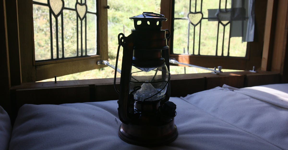 Free stock photo of bed, camping, Gas lamp