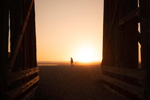 Безкоштовне стокове фото на тему «Захід сонця, пісок, Світанок» стокове фото