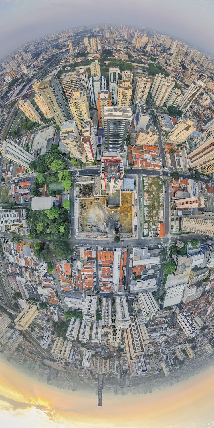 360 Degree Photo Of City