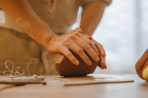 Hands Molding Clay