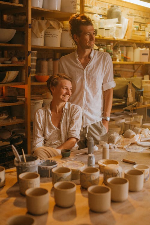 A Couple in a Workshop
