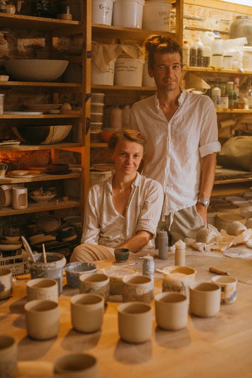 An Artist Couple in a Workshop