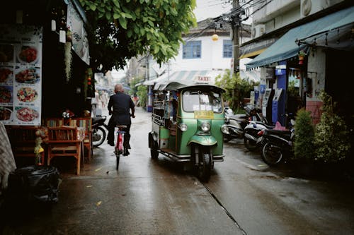 Kostnadsfri bild av auto rickshaw, butiker, fordon