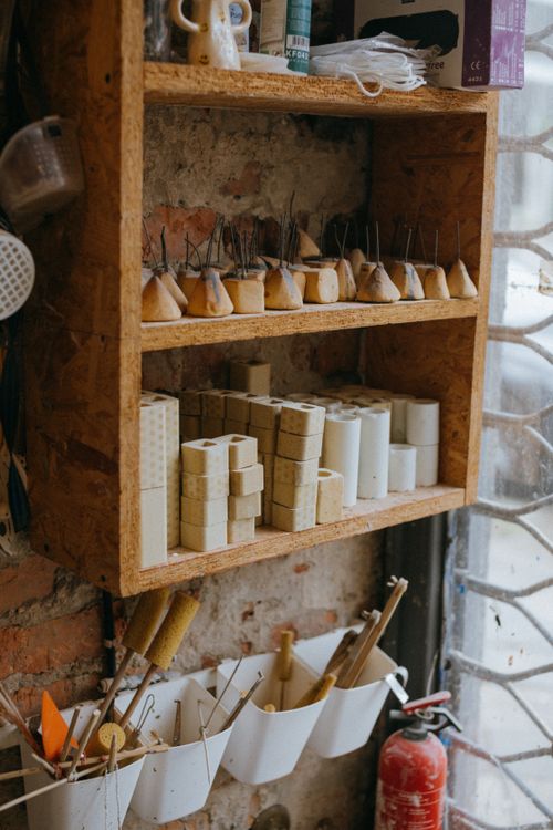 Artisan workshop shelves by KoolShooters on Pexels