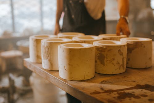 Close-up Photo of Earthenware Pots 