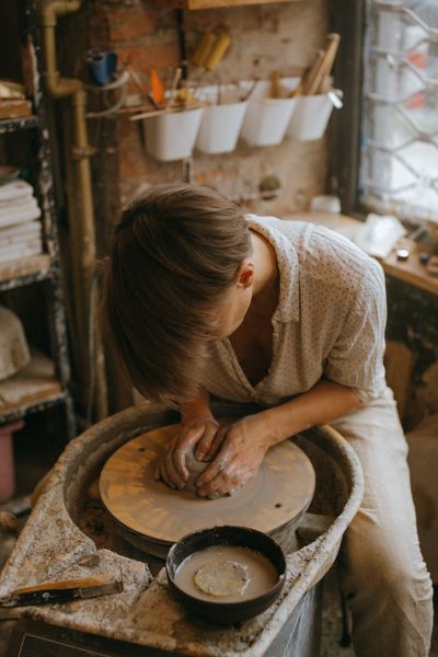 Studio artist at work — photo by KoolShooters on Pexels