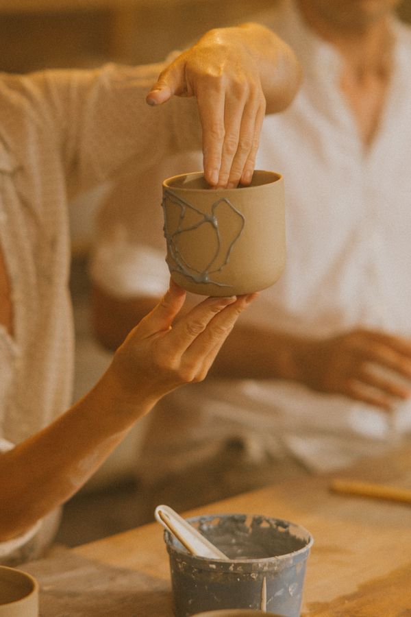 Artisan pottery work