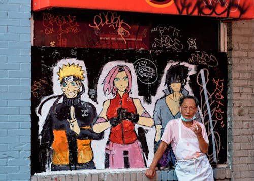 Základová fotografie zdarma na téma anime, grafitti, pouliční fotografie