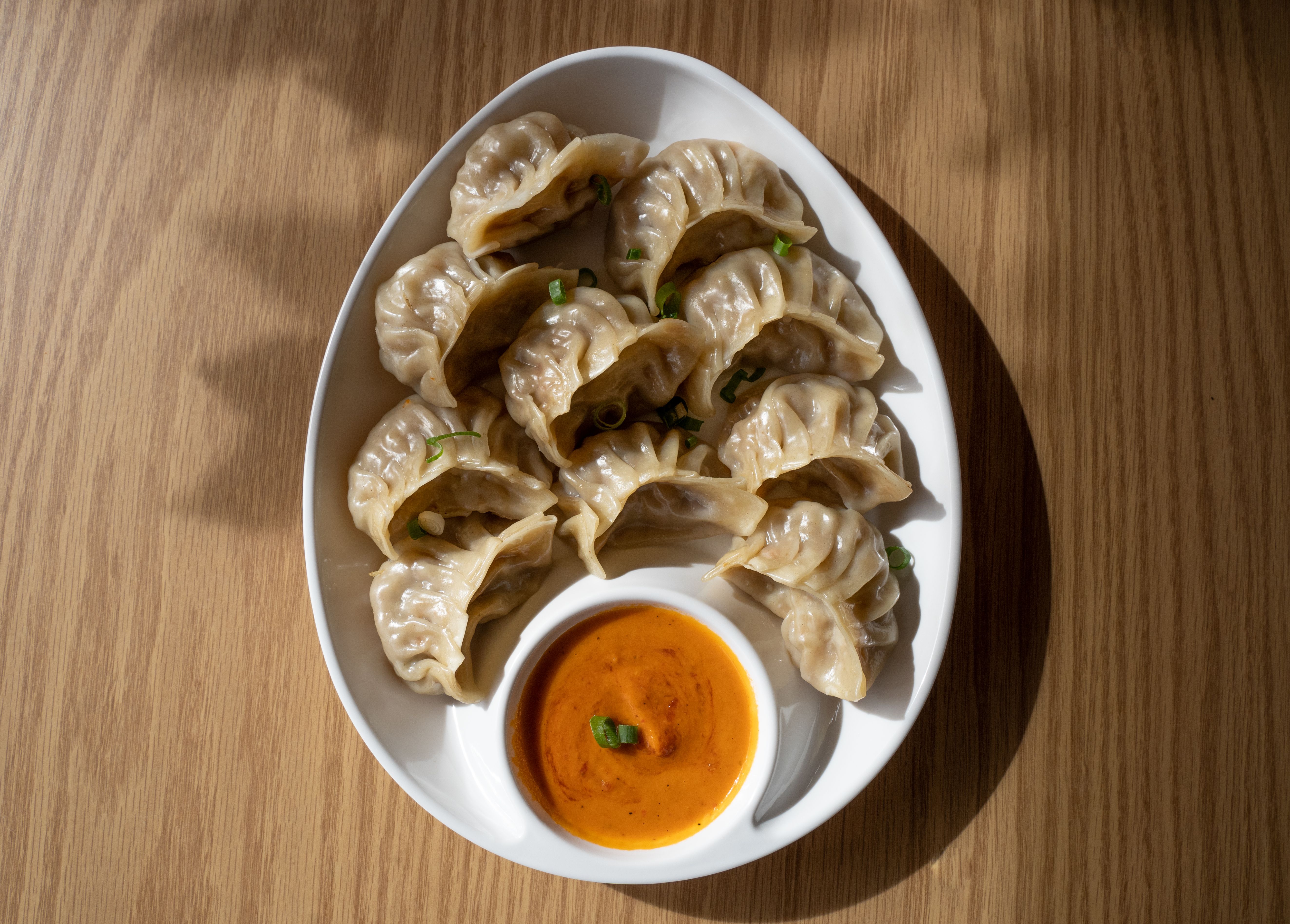 Weeknight Dumplings with Chipotle Slaw