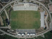 Aerial View of a Football Stadium