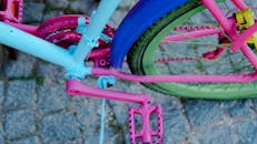 Close-up of a Colorful Bicycle