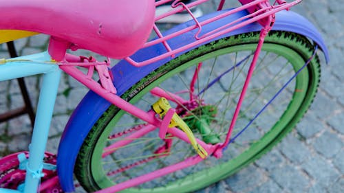 Fotobanka s bezplatnými fotkami na tému bicykel, koleso, modrá