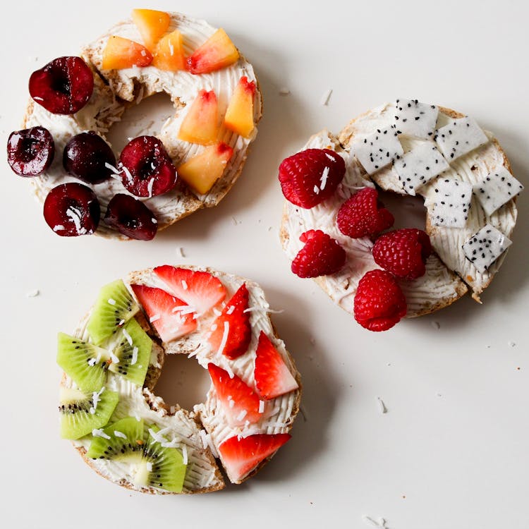 Round Fruit Donuts