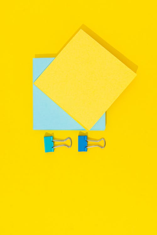 Sticky Notes and Binder Clips