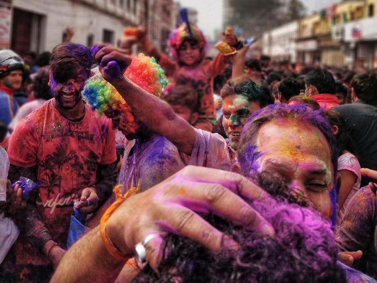 Close Up Photography Of Group Of People