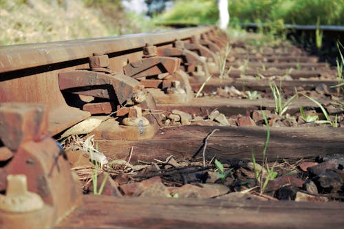 Free stock photo of railway line Stock Photo