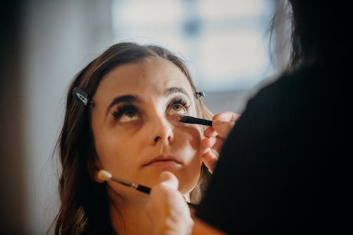 A Woman Doing Make-Up 