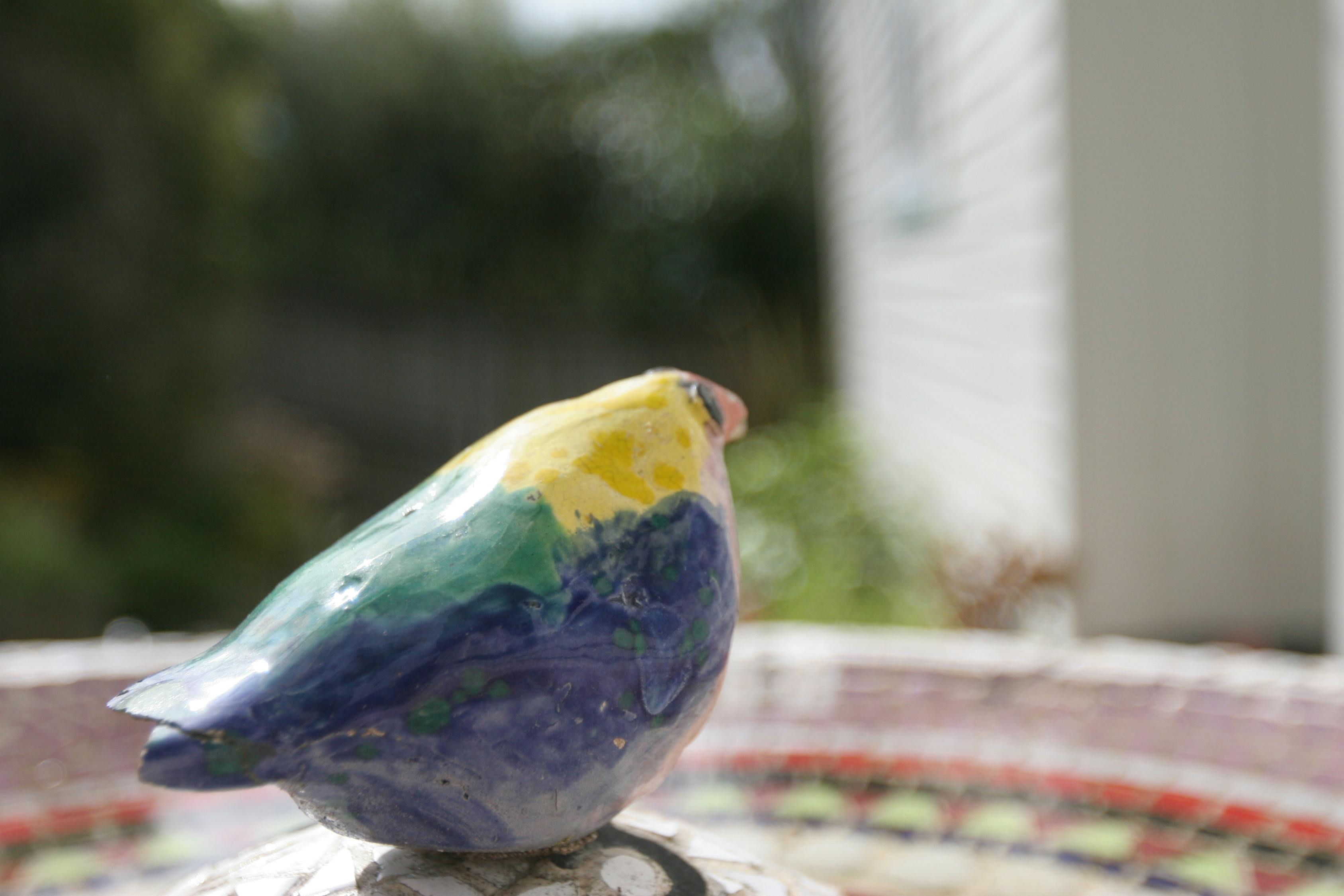 free-stock-photo-of-bird-bath-clay-clay-bird