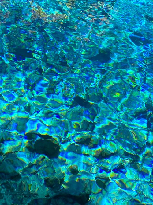 Free stock photo of clear blue water Stock Photo