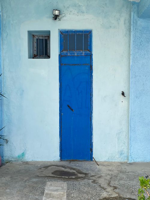 Free stock photo of bue door Stock Photo