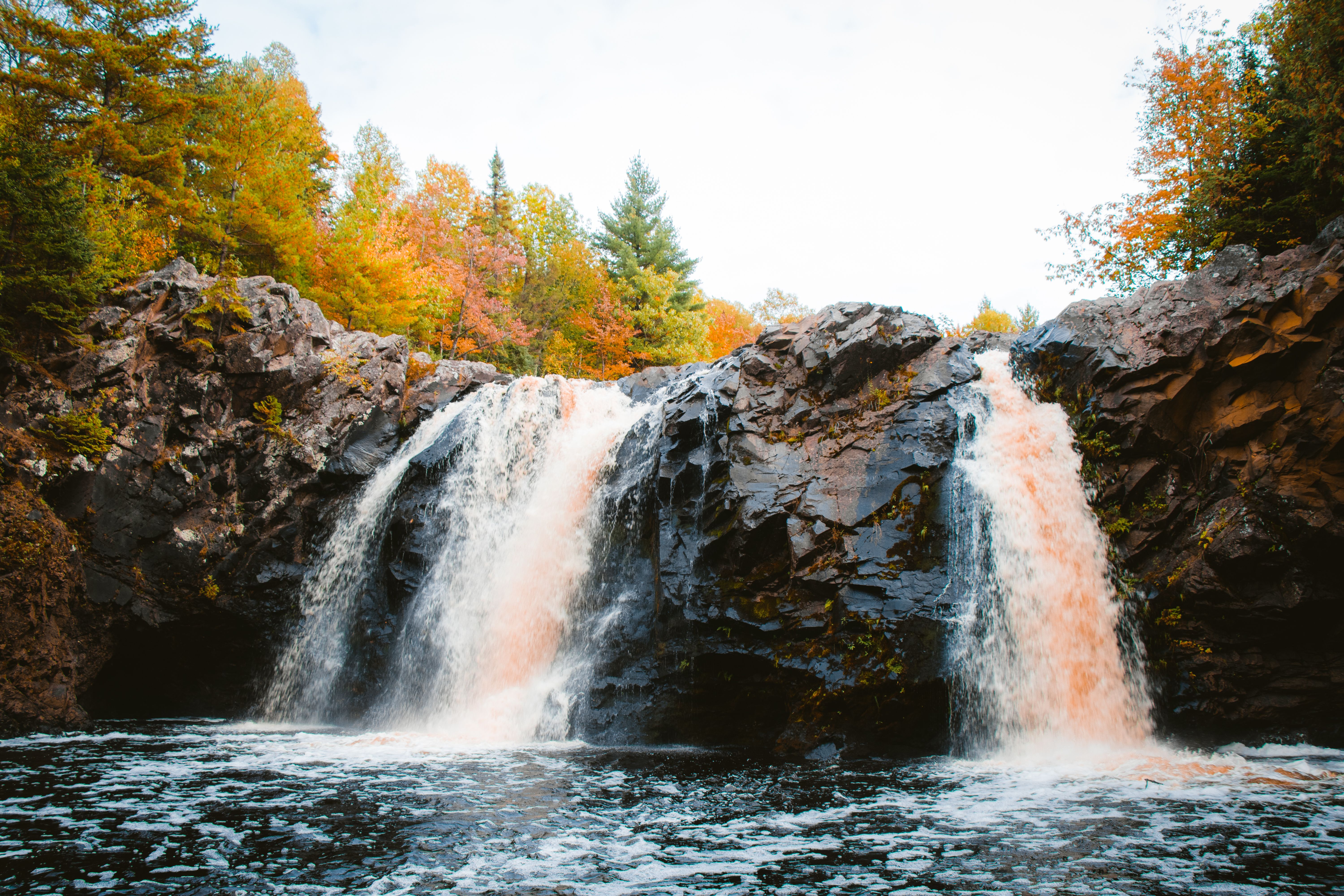 Fall color across the northern Wisconsin forest