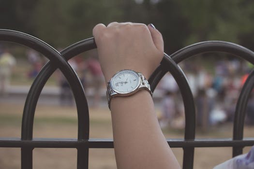 Free stock photo of arm, woman, wristwatch, girl