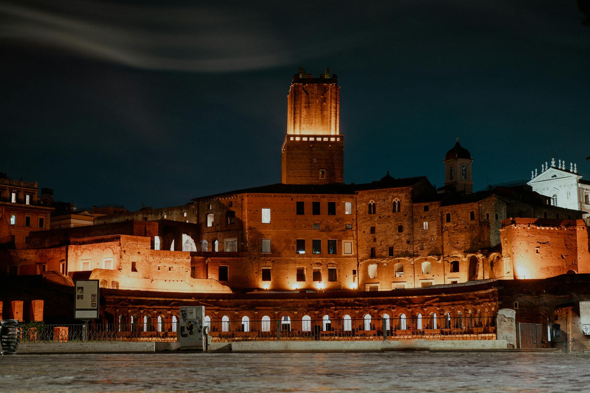 Trajans Market at Night 