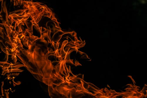 無料 赤い火のイラスト 写真素材
