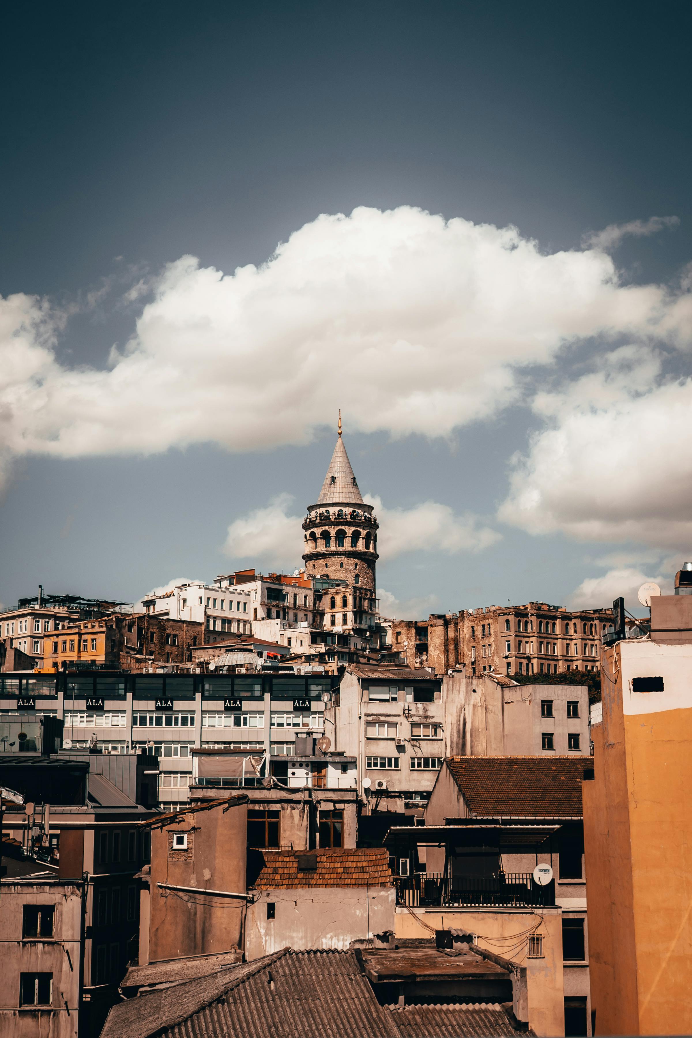 Gratuit La Tour De Galata Dans La Ville D'istanbul Photos