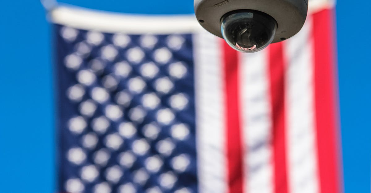 Free stock photo of American flag, CCTV, closed-circuit television