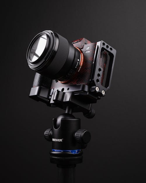 A Close-Up Shot of a Sony A7iii Camera