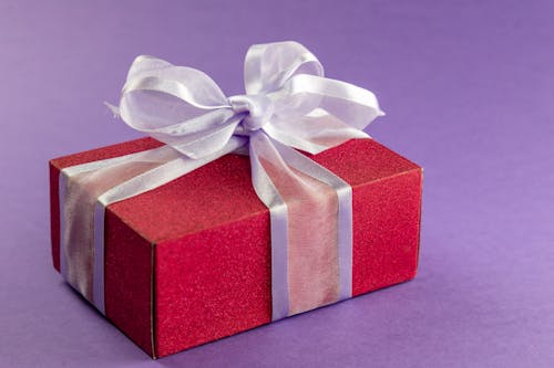 Close-Up Shot of a Present 