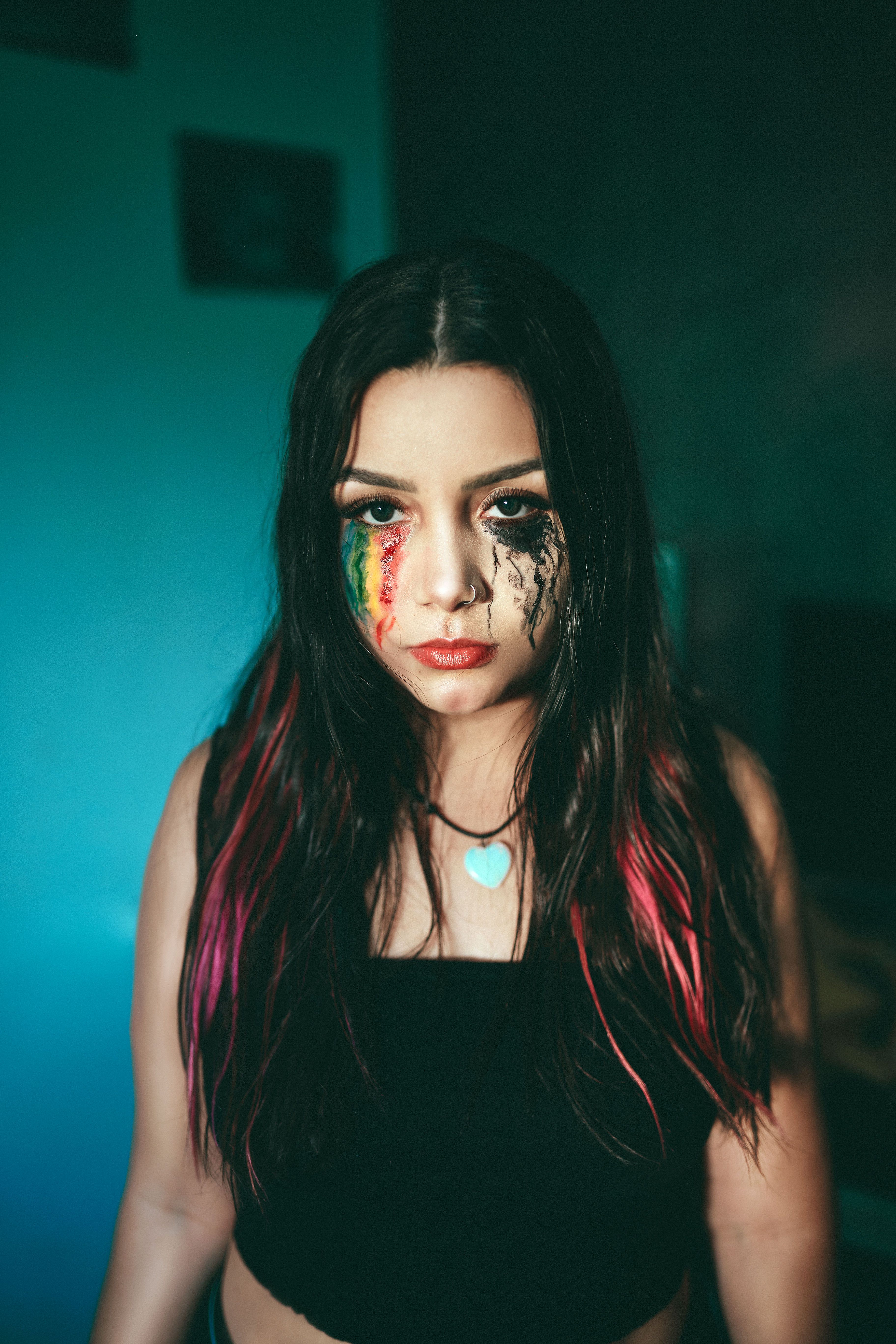 Woman in Black Sleeveless Top · Free Stock Photo