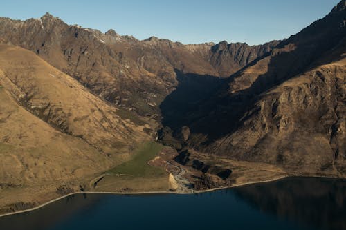 Scenic View of a Lake near the Valleys