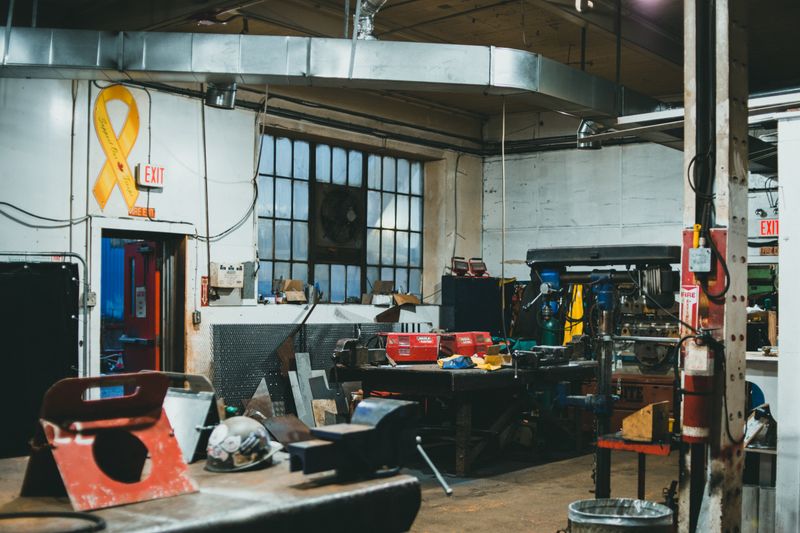 Factory floor where the first samples were pressed — Photo by Jonathan Cooper on Pexels