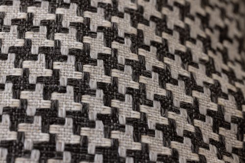 Close-Up Shot of a Knitted Textile